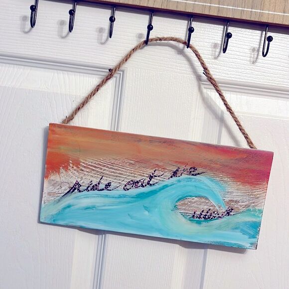 🤑BUNDLE ONLY🤑🆕🌊Wooden Wall Decor - Picture 1 of 6